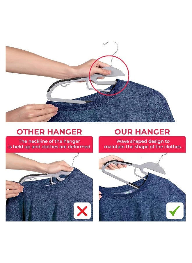 Lazer Clothes Hangers with Non-Slip Pads for Wardrobe - Image 4